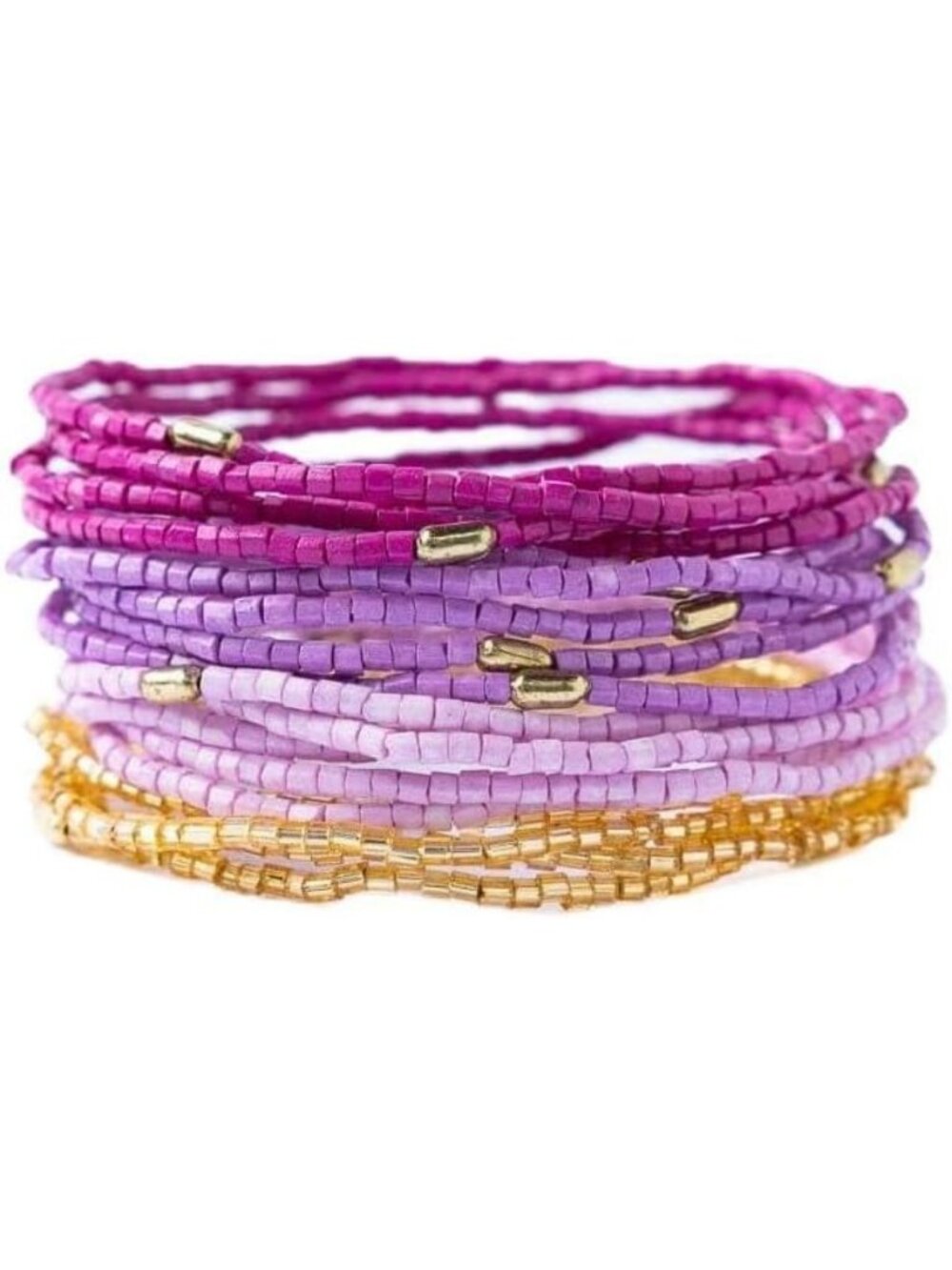 Luxe 18-Strand Beaded Bracelets for Women – Handmade Boho Stretch Fit Jewelry